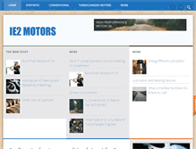 Tablet Screenshot of ie2-motor.com